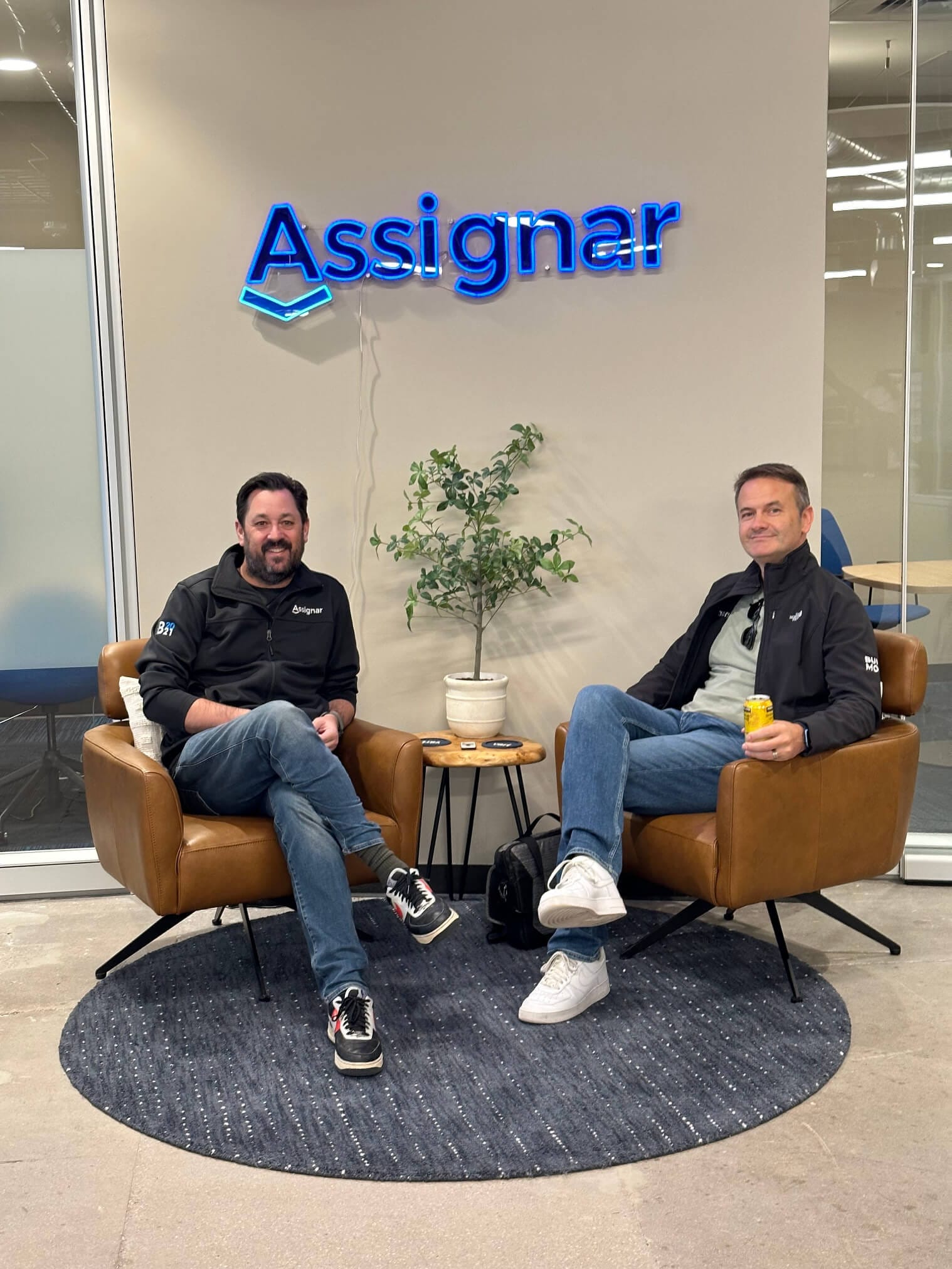 Photo of Assignar staff in the office