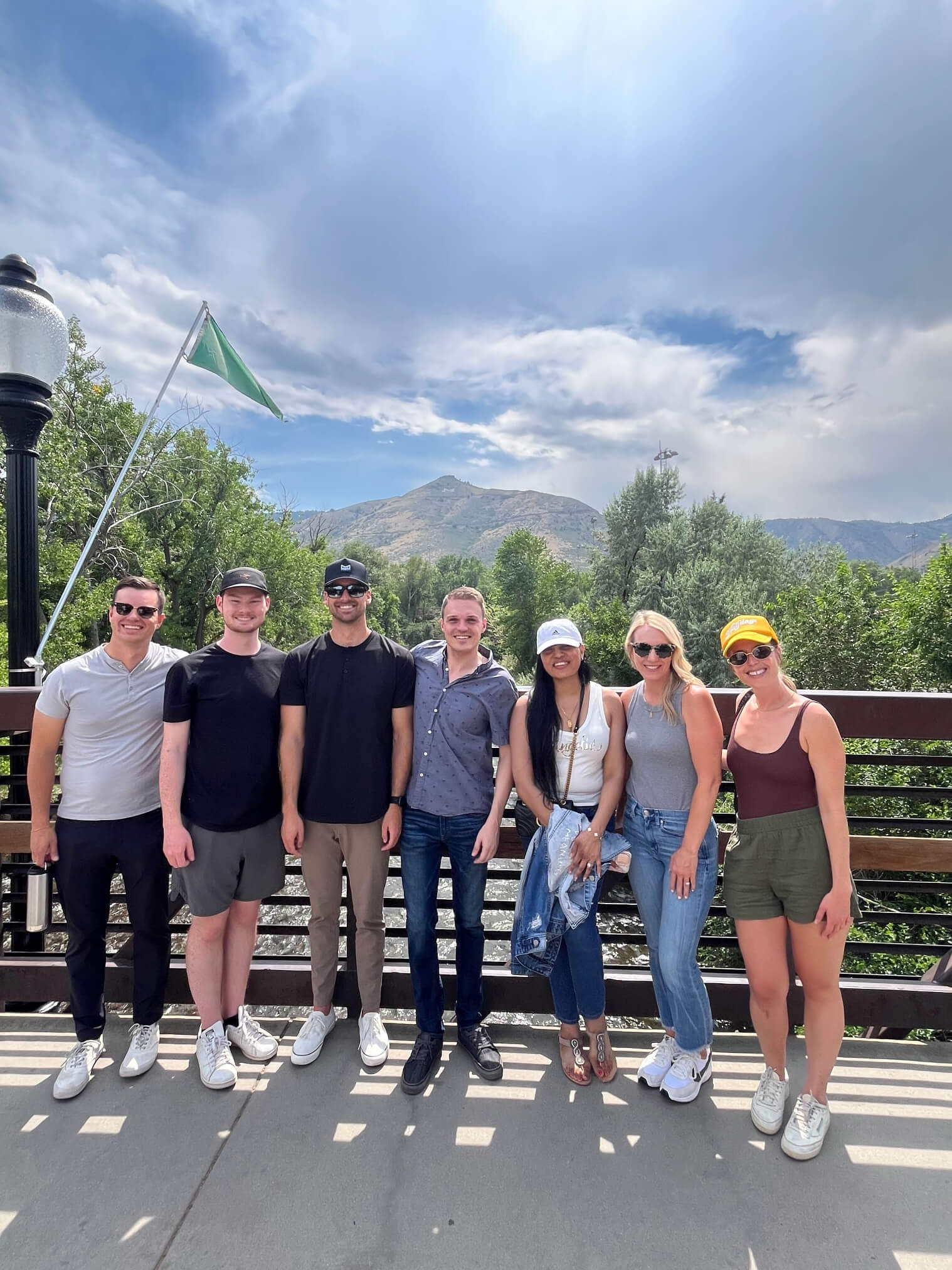 Photo of Assignar staff in the mountains