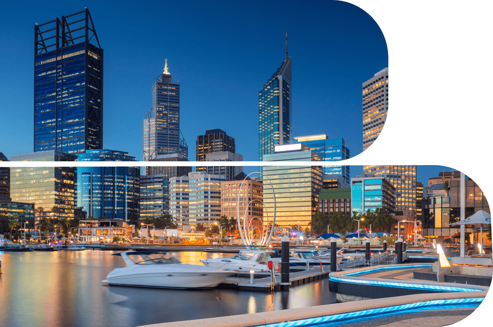 Stylized image of Perth